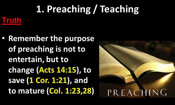 PREACHING PURPOSE OF PREACHING