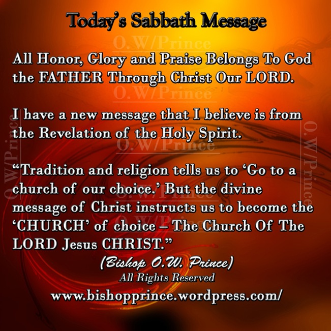 TODAYS SABBATH MESSAGE copy